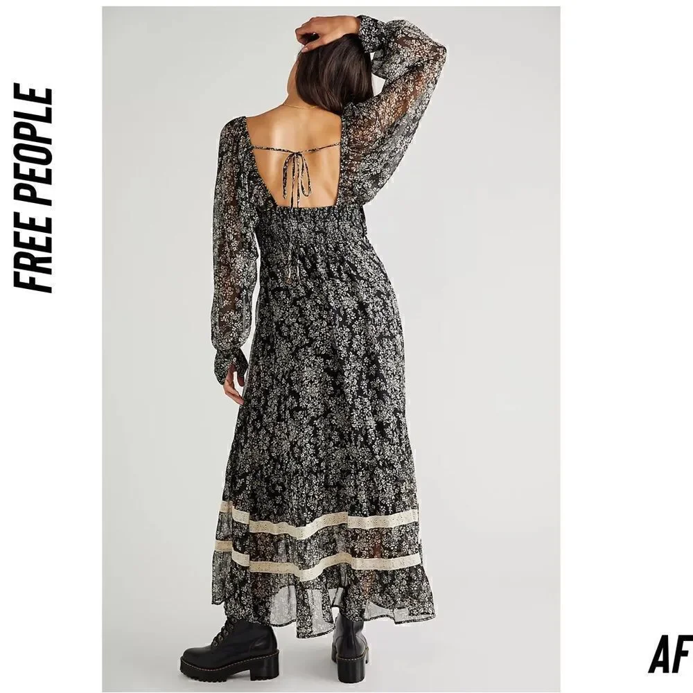 FREE PEOPLE CALLOWAY MAXI DRESS NWT